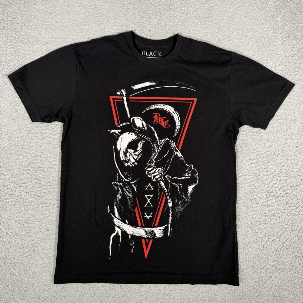Black Craft Cult Shirt Mens Small Black Graphic Tee 100% Cotton Casual Preppy